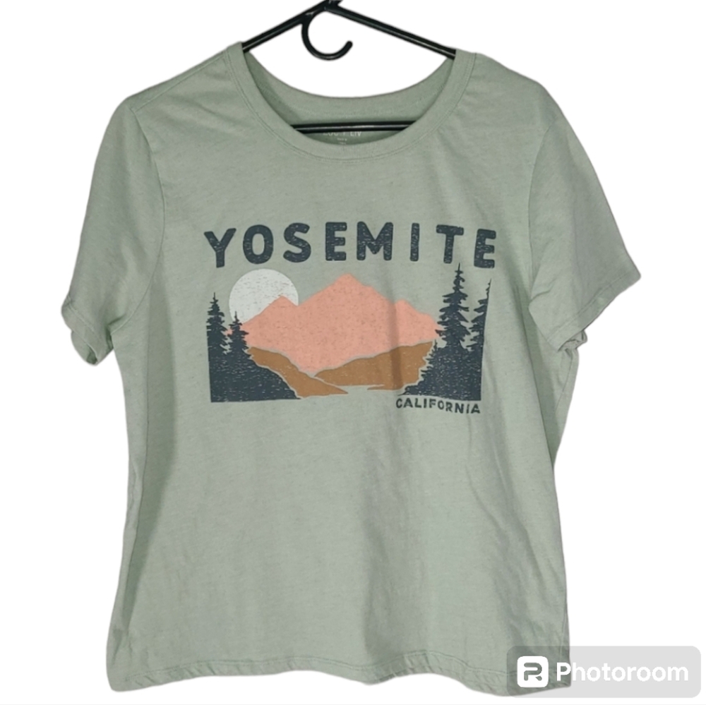 Zoe + Liv Yosemite CA‎ cotton short sleeve Graphic XL T-Shirt
